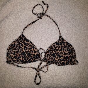 Victoria's Secret Leopard Print Bikini Top